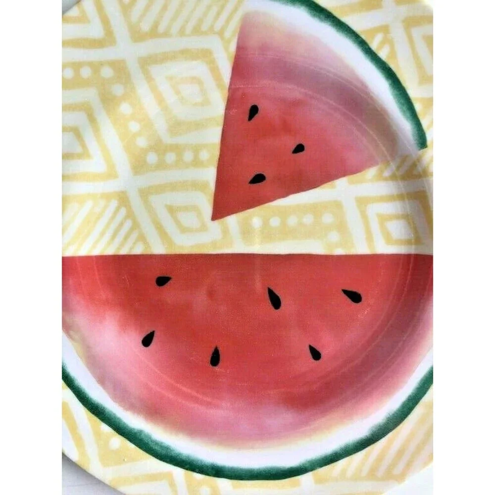 Watermelon Melamine Plates 8.5